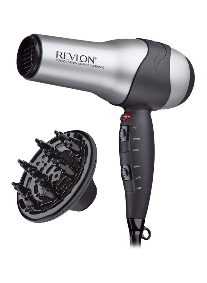 Revlon Volumizing Turbo Hair Dryer Black/Grey - Image 1