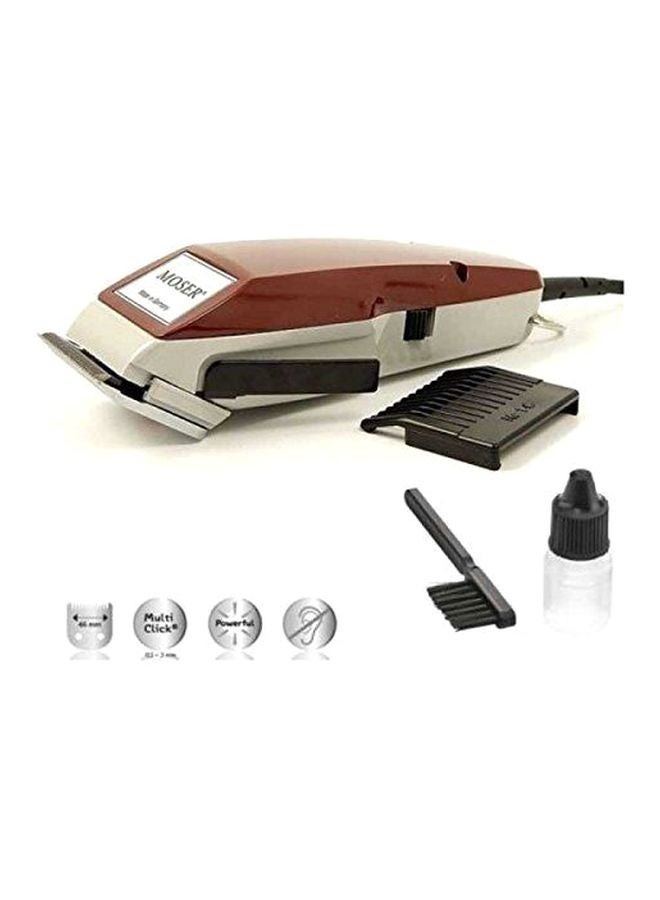 MOSER Classic 1400 Professional Hair Clipper Maroon/White  - Image 3