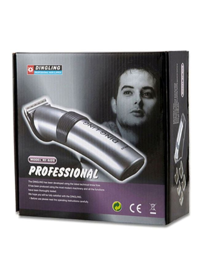 DINGLING Professional Hair Trimmer Silver/Black - Image 2