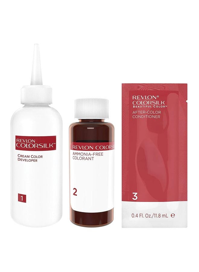 Revlon Pack Of 3 Colorsilk Beautiful Permanent Hair Color 54 Light Golden Brown - Image 2