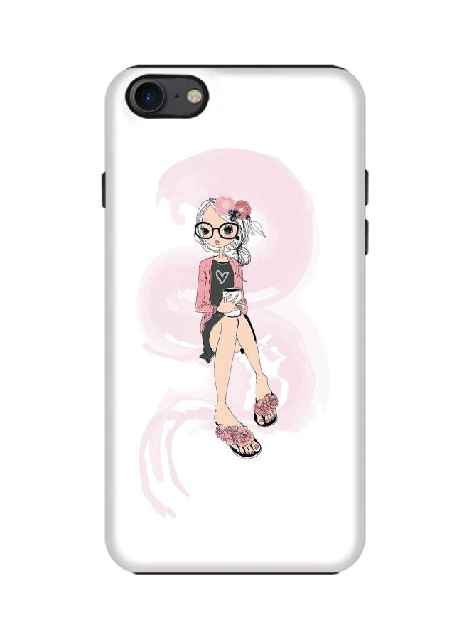 Stylizedd Tough Pro Series Anime Printed Case Cover For Apple iPhone 8 White/Black/Pink - Image 1