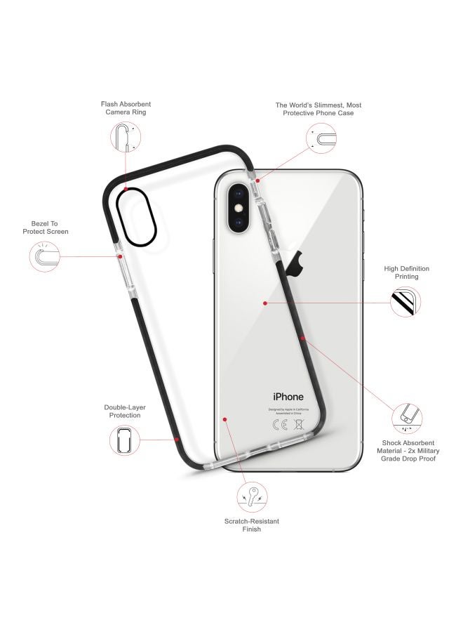 Stylizedd Impact Pro Series Call Me Babe Printed Case Cover For Apple iPhone Xs Max Pink/White - Image 2