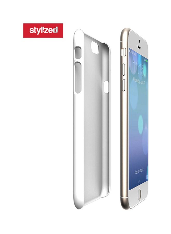 Stylizedd - Snap Classic Series Girl Next Door Printed Protective Case Cover For Apple iPhone 6s/6 White/Pink/Brown - Image 1