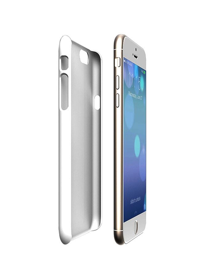 Stylizedd Skull Patch Printed Protective Case Cover For Apple iPhone 6S Plus/6 Plus White/Blue - Image 2