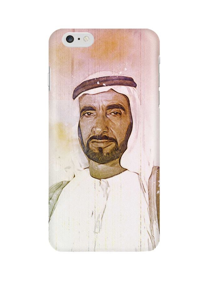 Stylizedd Snap Classic Series The Wise Sheikh Zayed Printed Case Cover For Apple iPhone 6s/6 White/Pink/Brown - Image 1