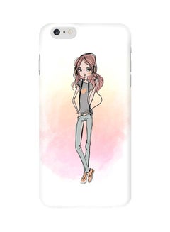 Snap Classic Series Girl Next Door Printed Protective Case Cover For Apple iPhone 6s/6 White/Pink/Brown