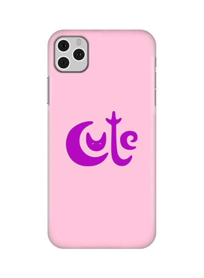 Stylizedd Snap Classic Series Cute Printed Case Cover For Apple iPhone 11 Pro Pink/Purple - Image 1
