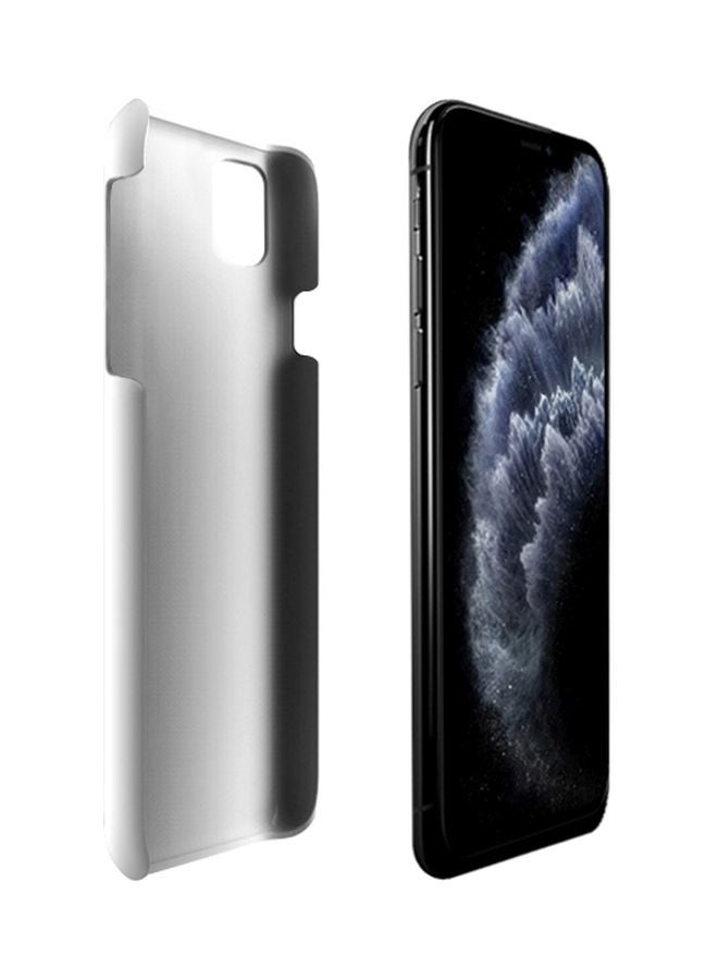 ستايلايزد غطاء حماية من سلسلة سناب كلاسيك بطبعة حصان عربي لهاتف أبل آيفون 11 برو أبيض/ أسود - Image 2