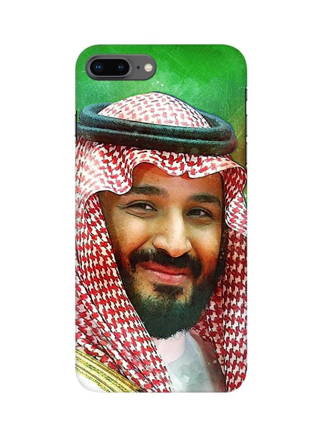 Stylizedd Snap Classic Series Mohammed Bin Salman Printed Case Cover For Apple iPhone 7 Plus White/Red/Green - Image 1
