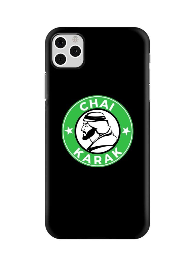 ستايلايزد غطاء حماية بطبعة تحمل Chai Karak من سلسلة سناب كلاسيك لهاتف أبل آيفون 11 برو أسود/ أخضر/ أبيض - Image 1