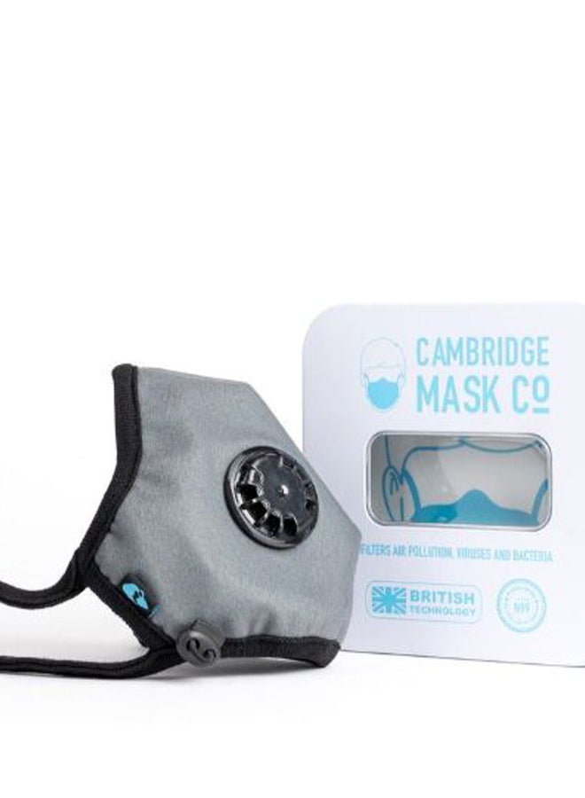 CAMBRIDGE MASK Co - The Dorian N99 Pro Reusable Mask Grey/Black L - Image 1