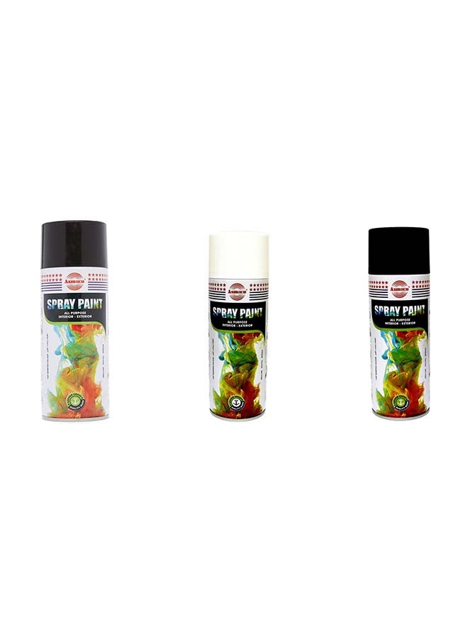 Asmaco - Bundle Offer 3-Piece Spray Paint Multicolour - Image 1
