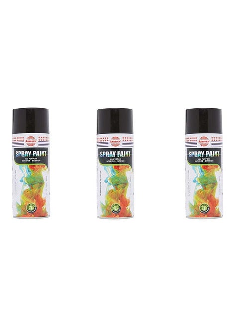 3-Piece Bundle Offer Spray Paint Black NAcm