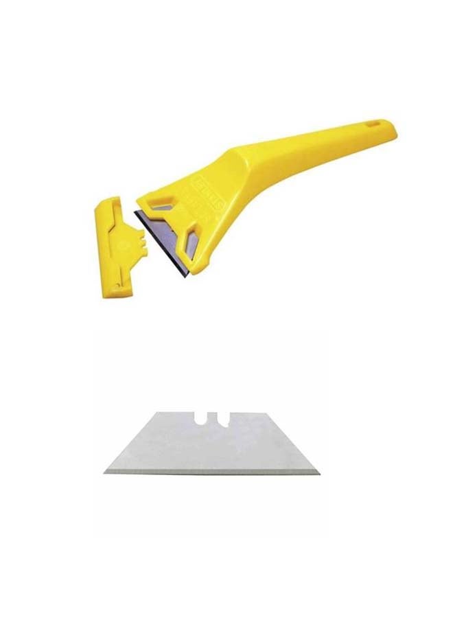 Stanley Bundle Offer Scrapper And 5 pieces blade yellow 170X60mm yellow 170X60mm - Image 1