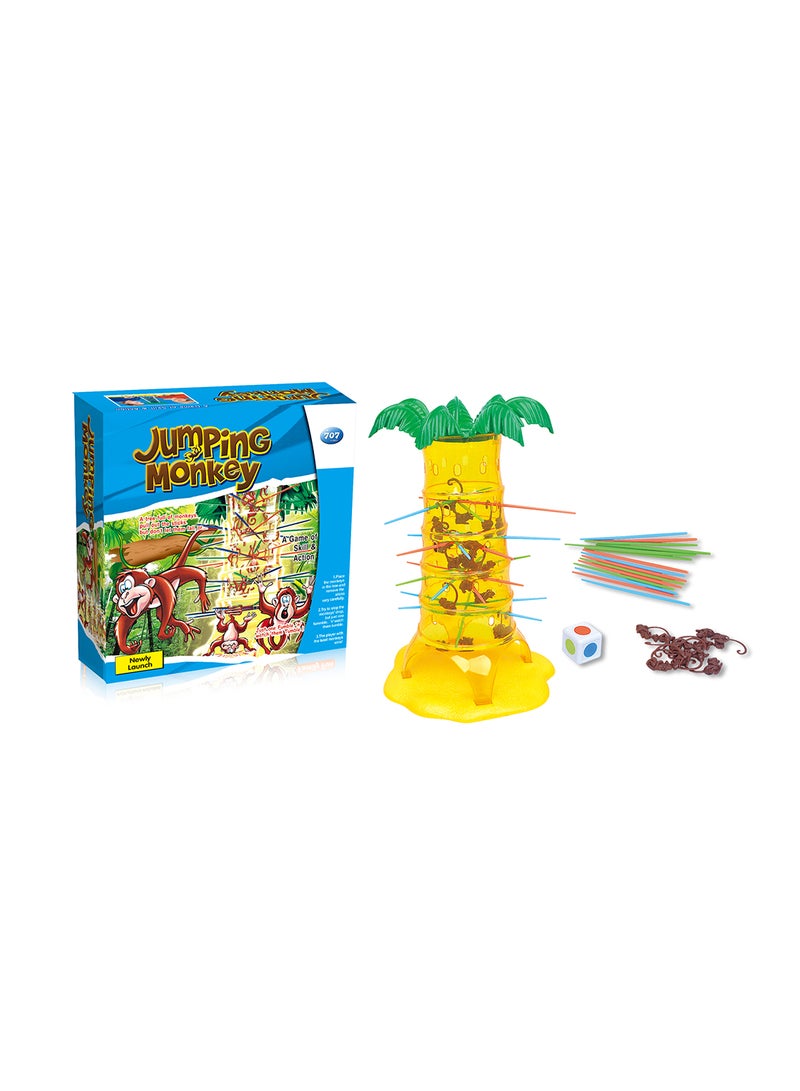 707 Games Plastic Falling Tumbling Tumblin Jumping Monkey Portable Toy Game For Kids 26.5x11.5x26.5cm - Image 2