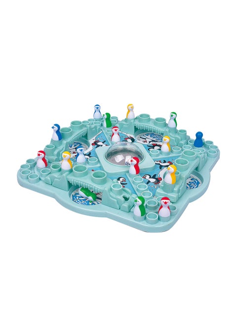 Box Pop N Drop Penguins Party And Fun Board Game With A Slippery Surprise 12.9x68.6x68.6cm