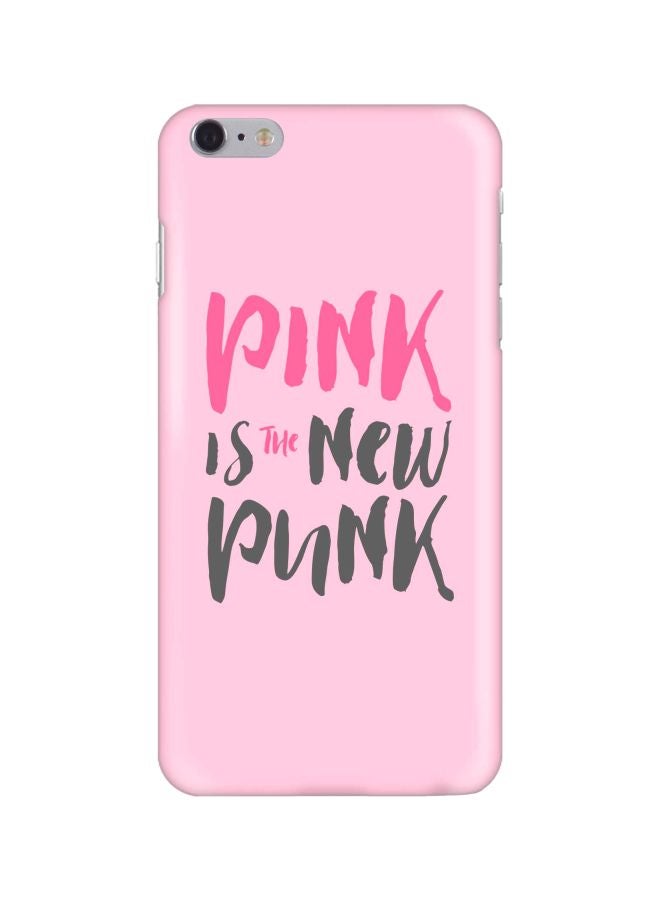 Stylizedd Snap Classic Series Pink Is The New Punk Printed Case Cover For Apple iPhone 6s Plus/6 Plus Pink/Black - Image 1