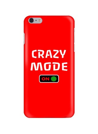 Crazy Mode On Printed Case Cover For Apple iPhone 6s Plus/6 Plus Red/White/Black - v1601904601/N40462765A_1