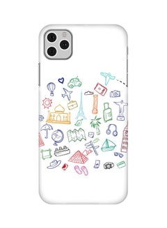 Stylizedd Traveler Printed Case Cover For Apple iPhone 11 Pro Max White/Green/Blue  - Image 1