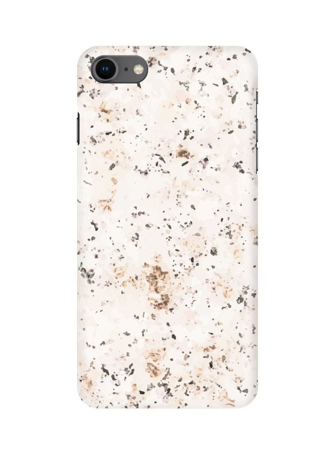Stylizedd Snap Classic Series Marble Stone Printed Case Cover For Apple iPhone 8 Beige/Black/Brown - Image 1