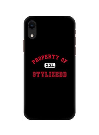 Snap Classic Series Property Of XXL Printed Case Cover For Apple iPhone XR Black/Red/White - v1601904863/N40464178A_1