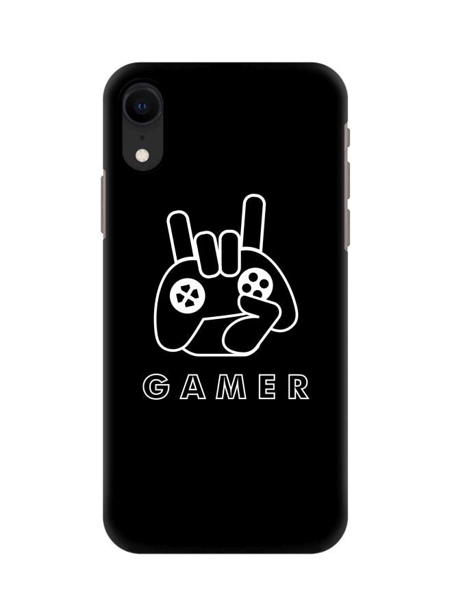Stylizedd Snap Classic Series Gamer Printed Case Cover For Apple iPhone XR Black/White  - Image 1