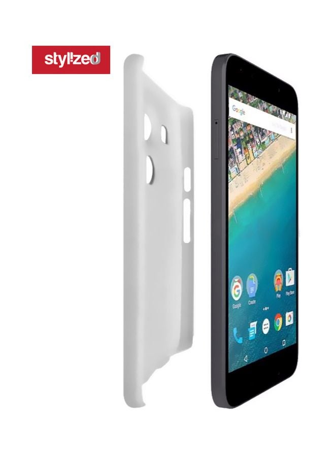 Stylizedd Snap Classic Series Got Biryani Printed Case Cover For Google Nexus 5X Black/White - Image 2