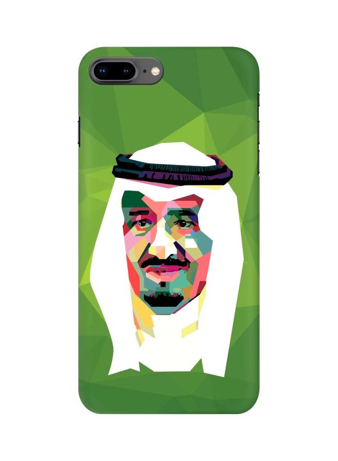 Stylizedd Snap Classic Series Malek Salman Printed Case Cover For Apple iPhone 8 Plus Green/White/Black - Image 1