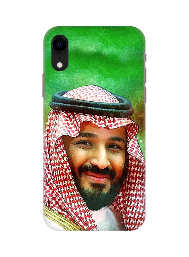 Snap Classic Series Mohammed Bin Salman Printed Case Cover For Apple iPhone XR Green/White/Beige