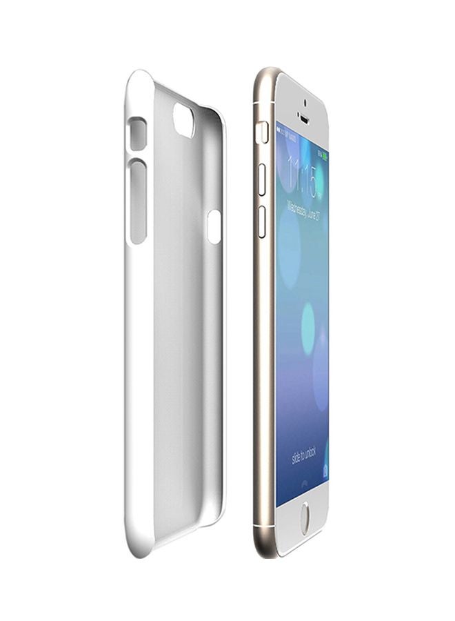 Stylizedd Snap Classic Series Friends Forever Printed Case Cover For Apple iPhone 8 White/Blue/Brown - Image 2