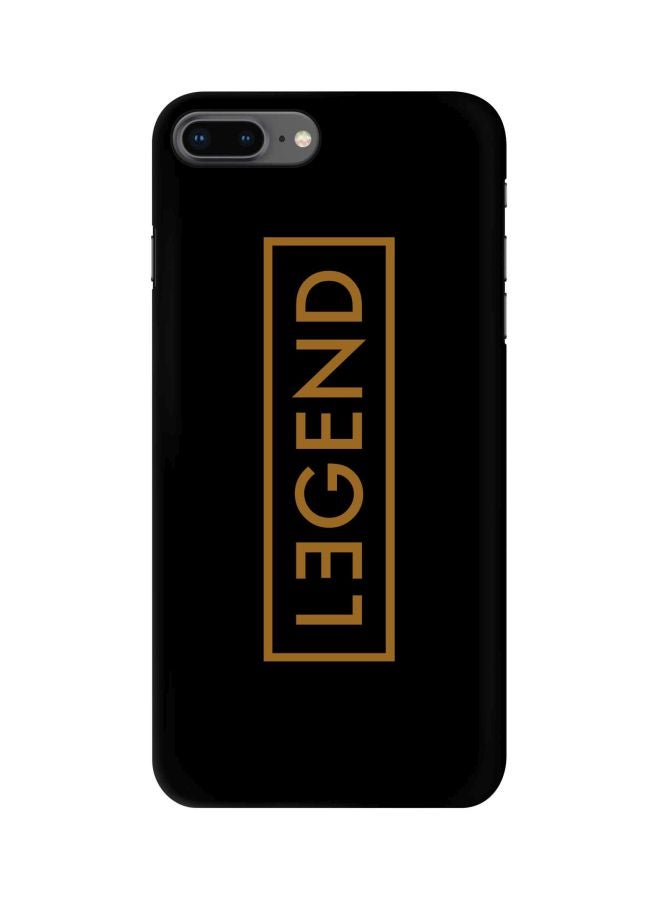 ستايلايزد غطاء حماية من سلسلة سناب كلاسيك بطبعة كلمة "Legend" لهاتف أبل آيفون 8 بلس أسود / أخضر / أحمر - Image 1