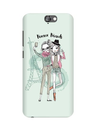 Snap Classic Series Forever Friends Printed Case Cover For HTC One A9 Blue/Pink/Black - v1601908832/N40464905A_1