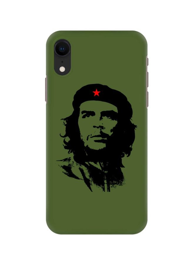 ستايلايزد غطاء حماية من سلسلة سناب كلاسيك بطبعة تشي جيفارا لهاتف أبل آيفون XR أخضر/أسود - Image 1
