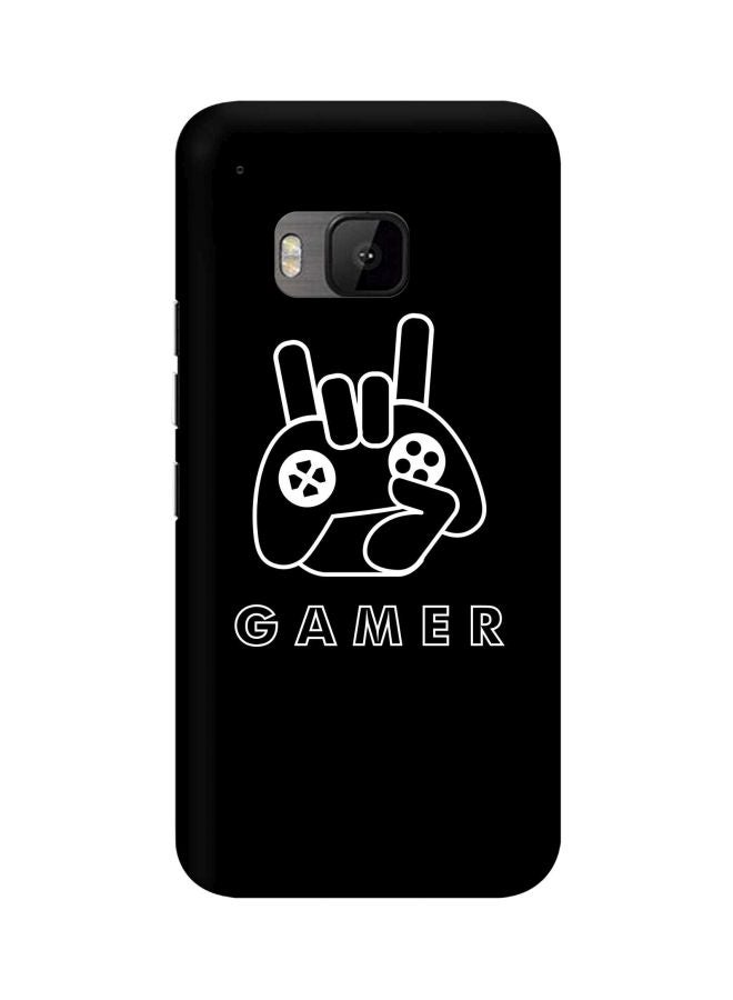 Stylizedd Snap Classic Series Gamer Printed Case Cover For HTC One M9 Black/White  - Image 1