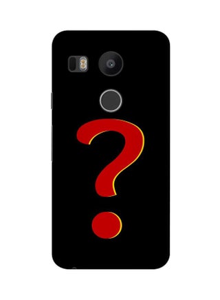 Snap Classic Series Question? Printed Case Cover For Google Nexus 5X Black/Red/Yellow - v1601909046/N40465141A_1