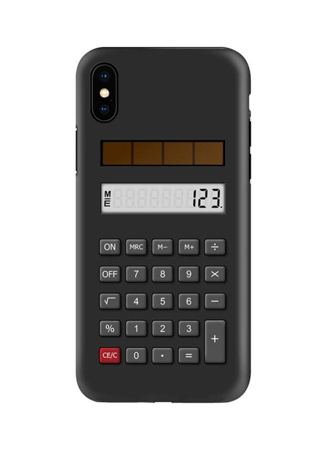 Stylizedd Protective Case Cover For Apple iPhone X/iPhone XS Calc (Black)