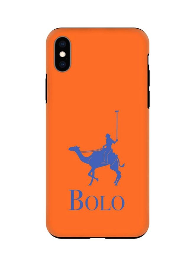 Stylizedd Protective Case Cover For Apple iPhone XS Max BOLO Orange