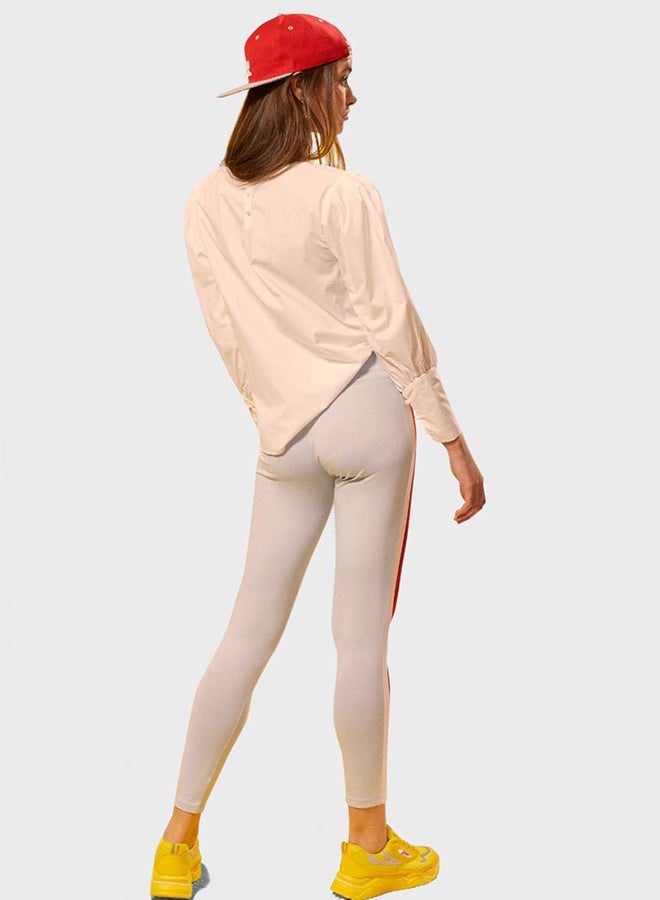 بلو إيج بنطال ضيق مخطط على الجانبين أزرق - Image 2