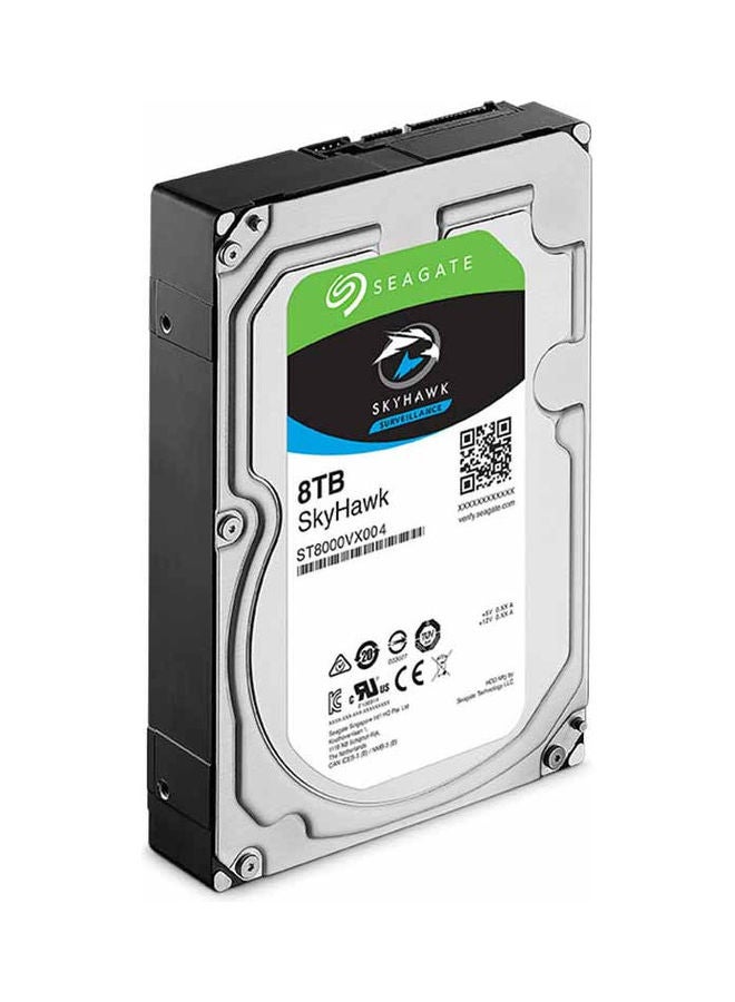 Seagate SkyHawk Surveillance 3.5 inch SATA 6Gb/s 7200RPM 256MB Cache Internal Hard Drive ST8000VX004 Silver  - Image 2