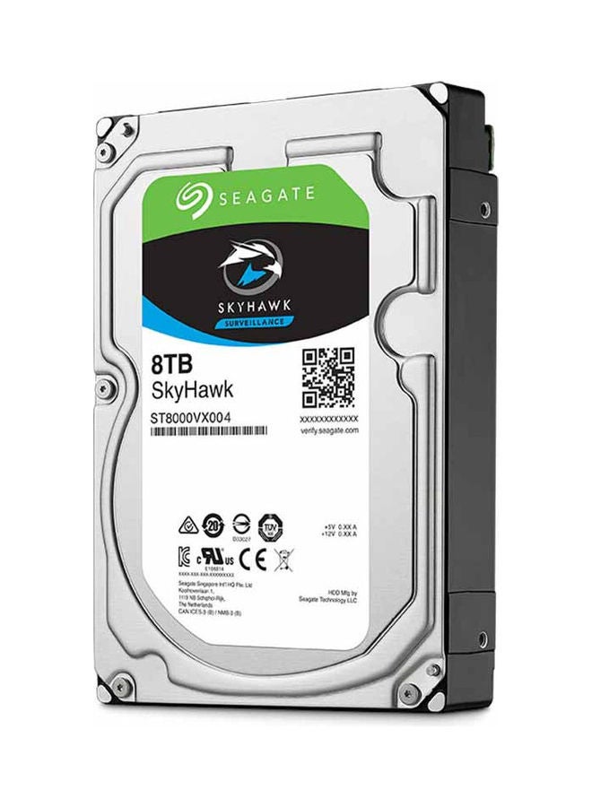 Seagate SkyHawk Surveillance 3.5 inch SATA 6Gb/s 7200RPM 256MB Cache Internal Hard Drive ST8000VX004 Silver  - Image 3