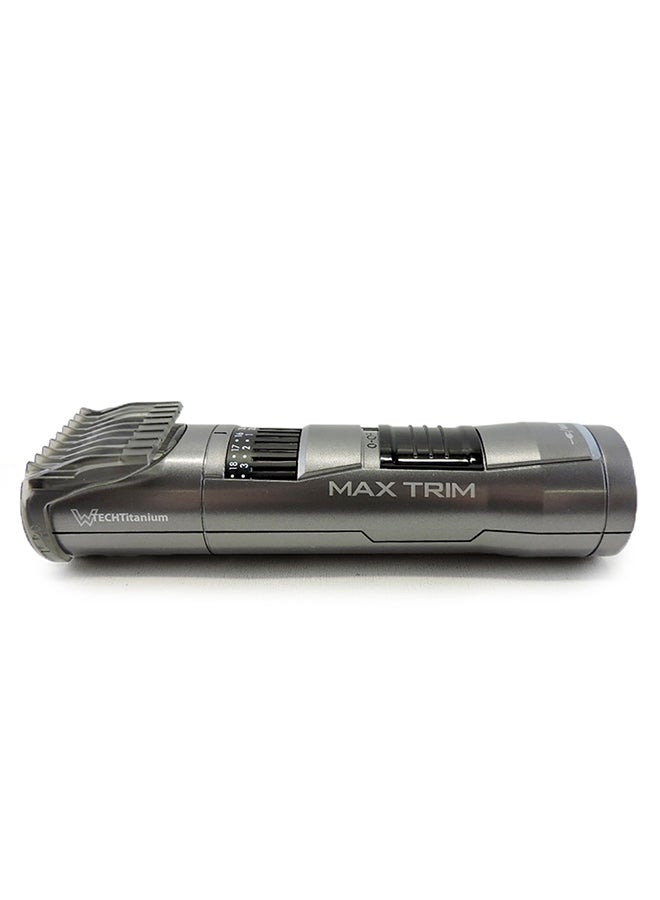 CONAIR - Max Trim Cord/Cordless Rechargeable Beard Trimmer Grey - Image 1