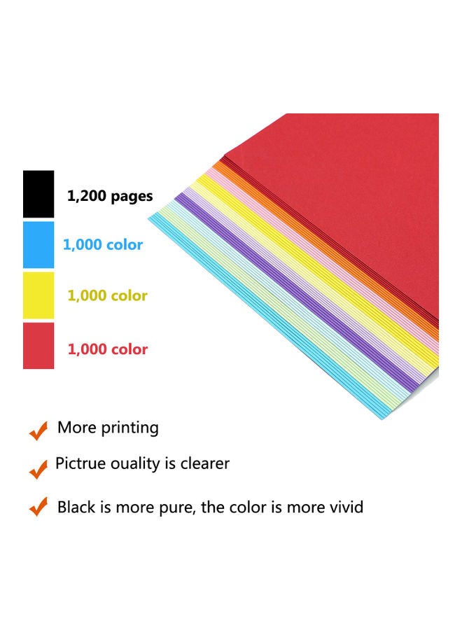 دي دبليو مجموعة خراطيش حبر بديلة لطابعة إتش بي ليزر جيت برو CP1021/CP1022/ACP1023/CP1025 CP1026nw/CP1027nw/MFP/M175/M275 أسود/ أزرق سيان/ أصفر - Image 3