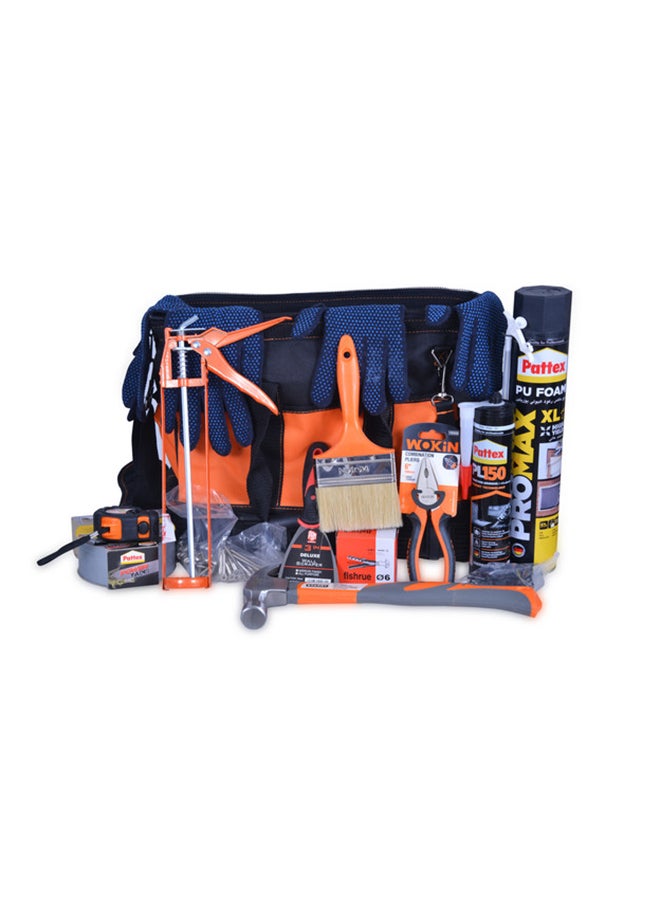 WOKIN - Bundle Offer Tool Bag With Various Home Maintance Multicolour - Image 1