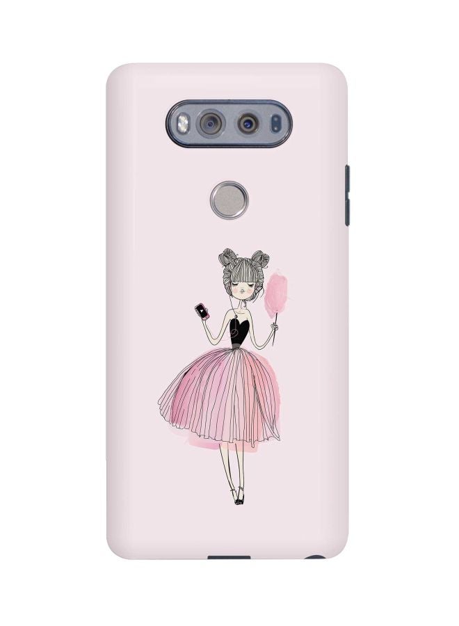 Stylizedd Snap Classic Series Lost In Music Printed Case Cover For LG V20 Pink/Black  - Image 1