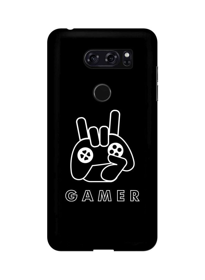 Stylizedd Snap Classic Series Gamer Printed Case Cover For LG V30 Black/White  - Image 1
