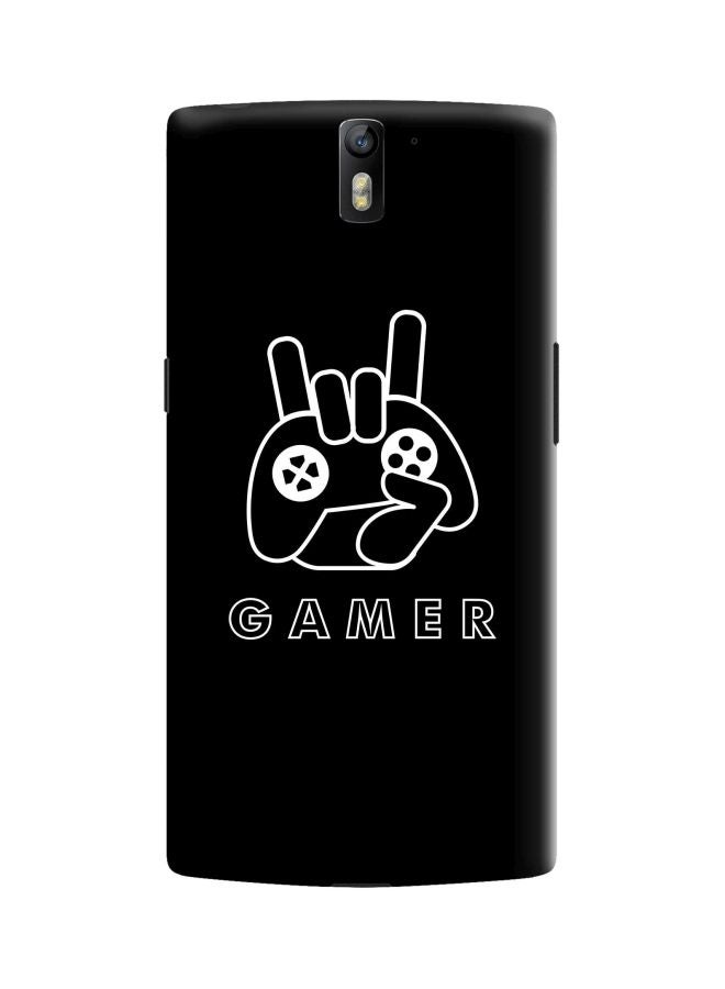 Stylizedd Snap Classic Series Gamer Printed Case Cover For OnePlus 1 Black/White  - Image 1