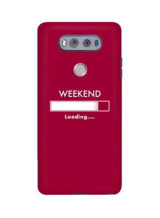 Snap Classic Series Weekend Loading Printed Protective Case Cover For LG V20 Red/White - v1601966745/N40468004A_1