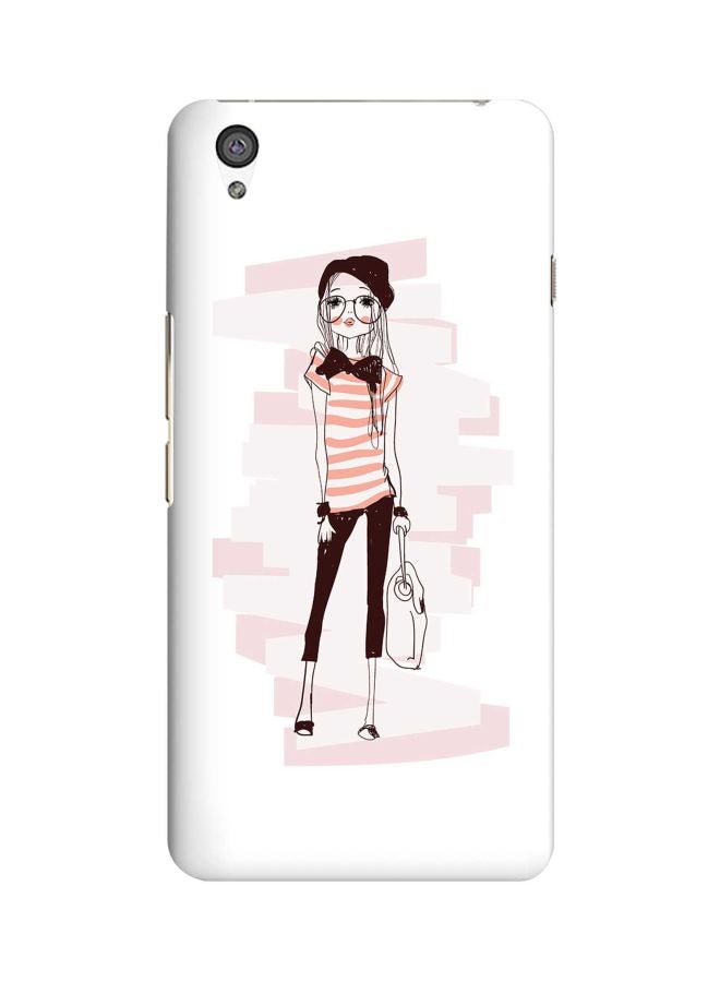 Stylizedd Snap Classic Series Style Queen Printed Case Cover For OnePlus X White/Pink/Brown - Image 1