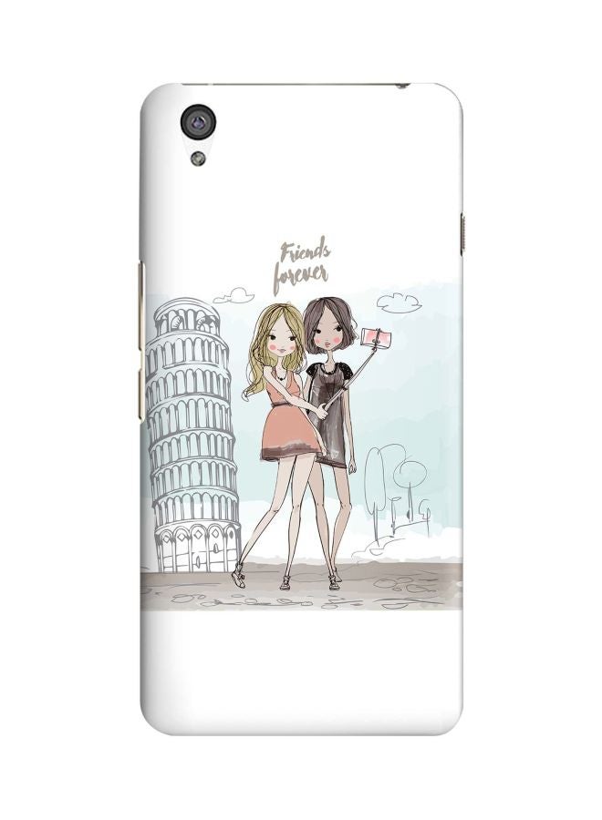 Snap Classic Series Friends Forever Printed Case Cover For OnePlus X White/Grey/Brown