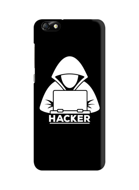 Snap Classic Series Hacker Printed Case Cover For Huawei Honor 4X Black/White